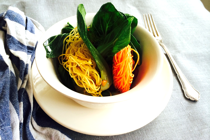 Pak Choy & veggie noodles