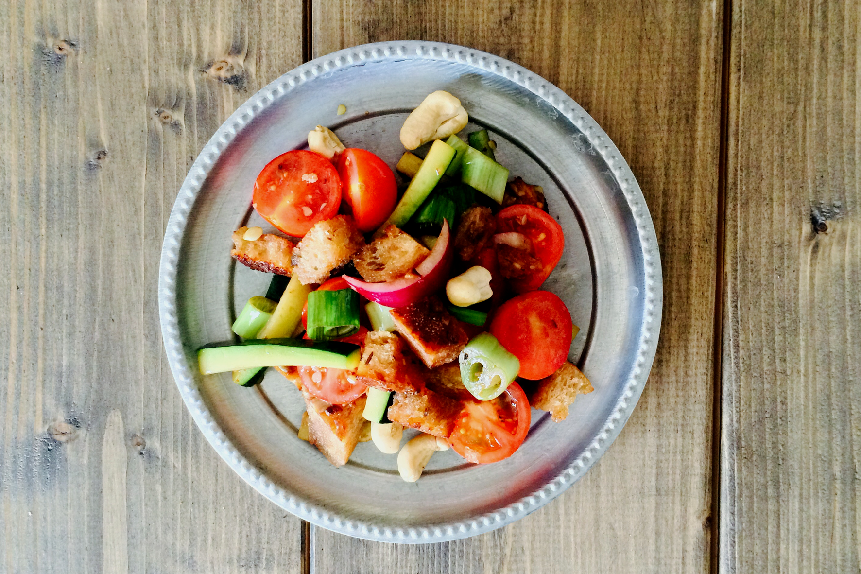 “Panzanella” – tomato & bread salad