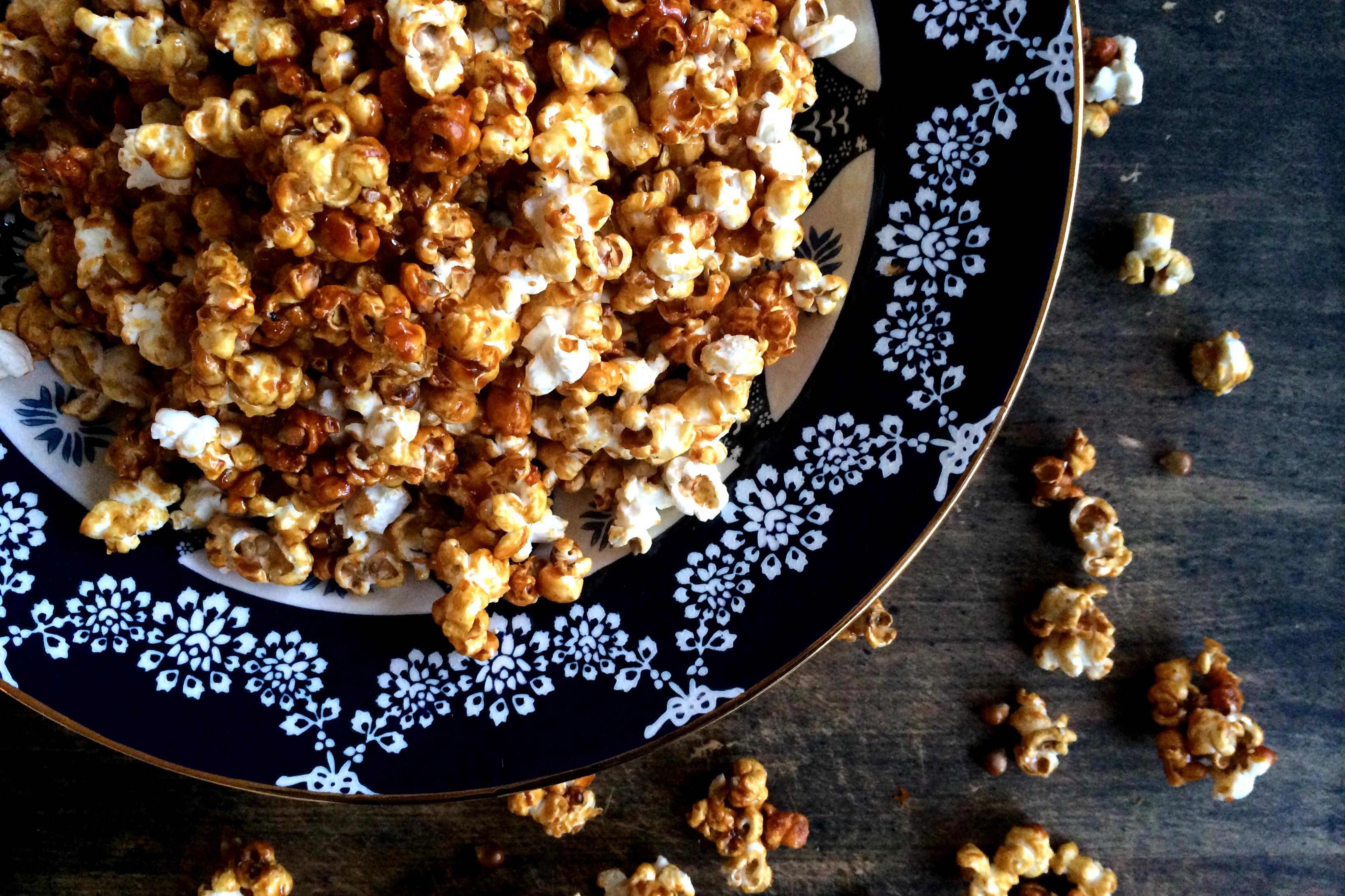 Poppy Caramel Popcorn