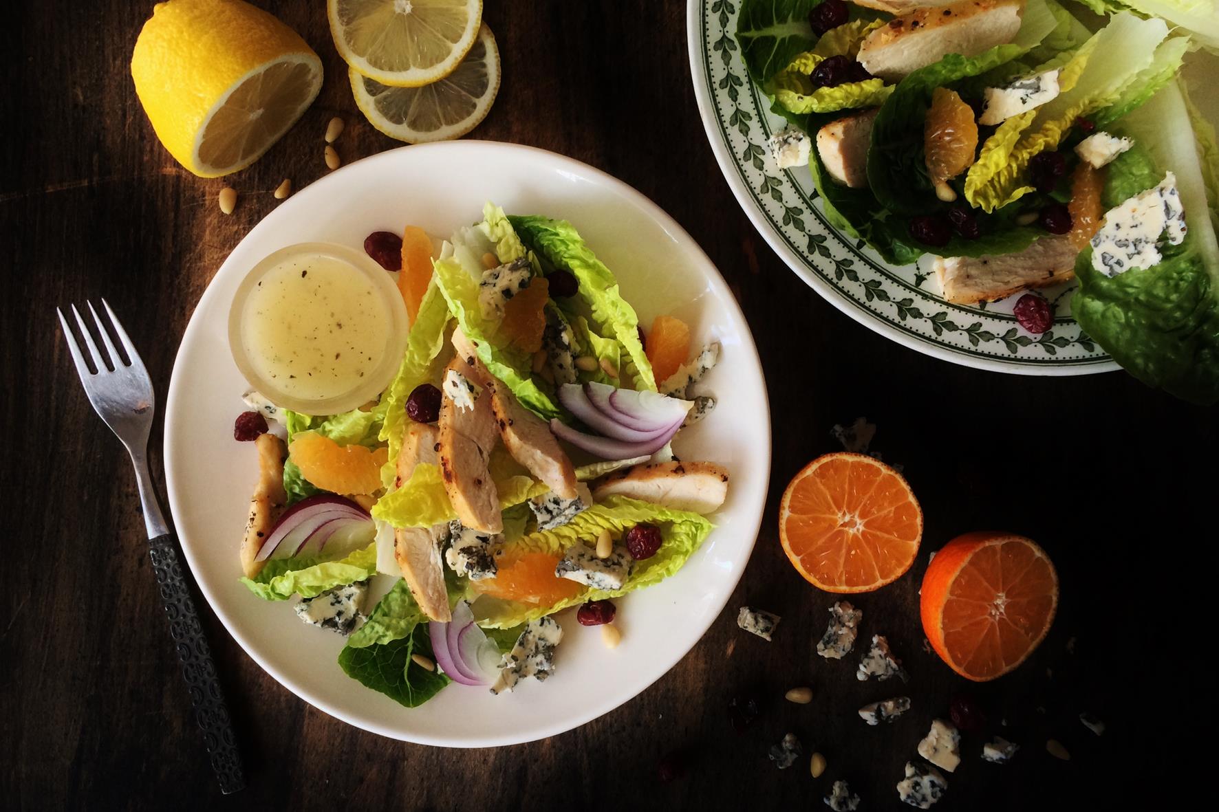 Honey Citrus & Blue Cheese Chicken Salad