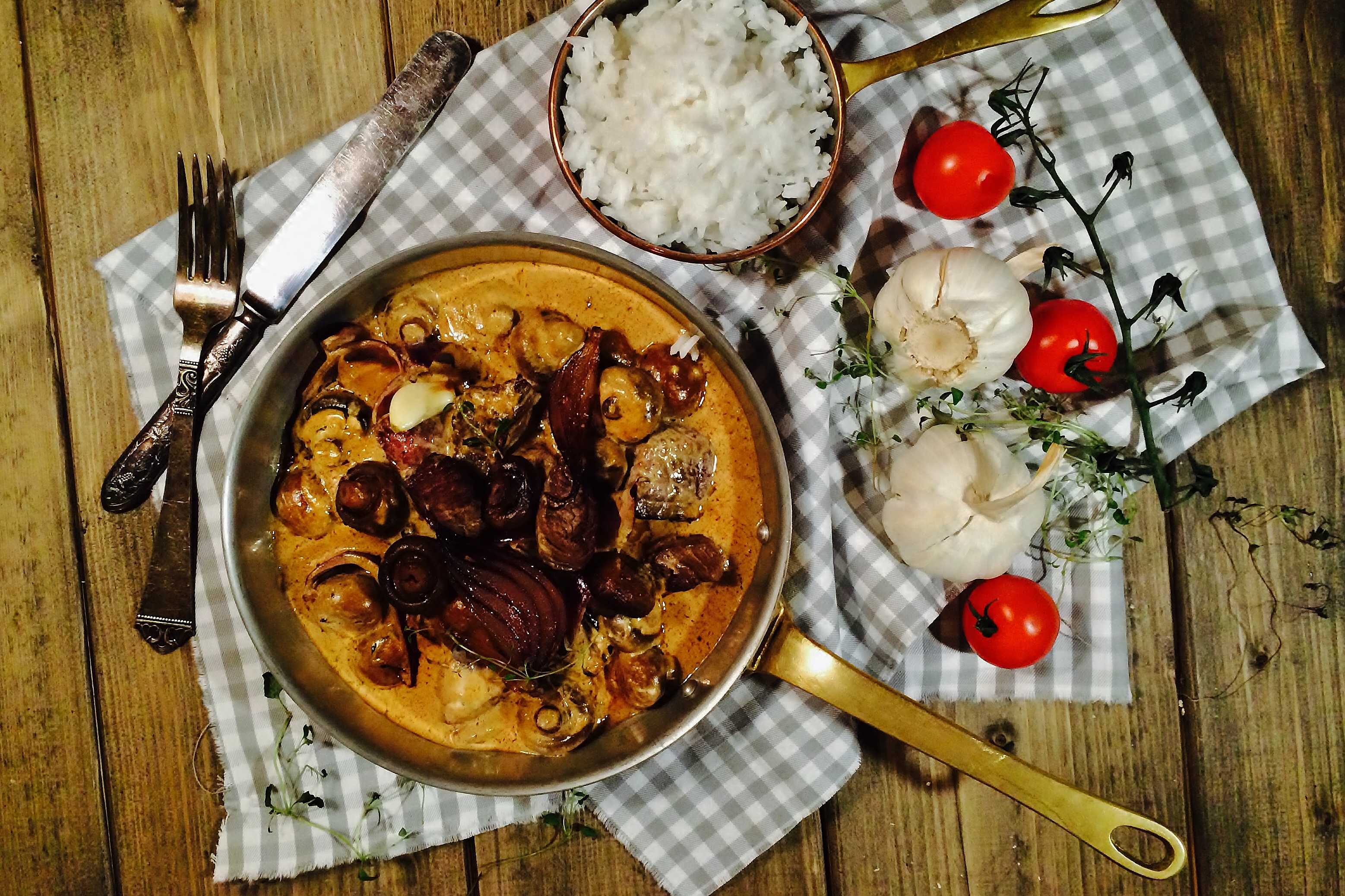 Beef Stroganoff with Mushroom & Chipotle