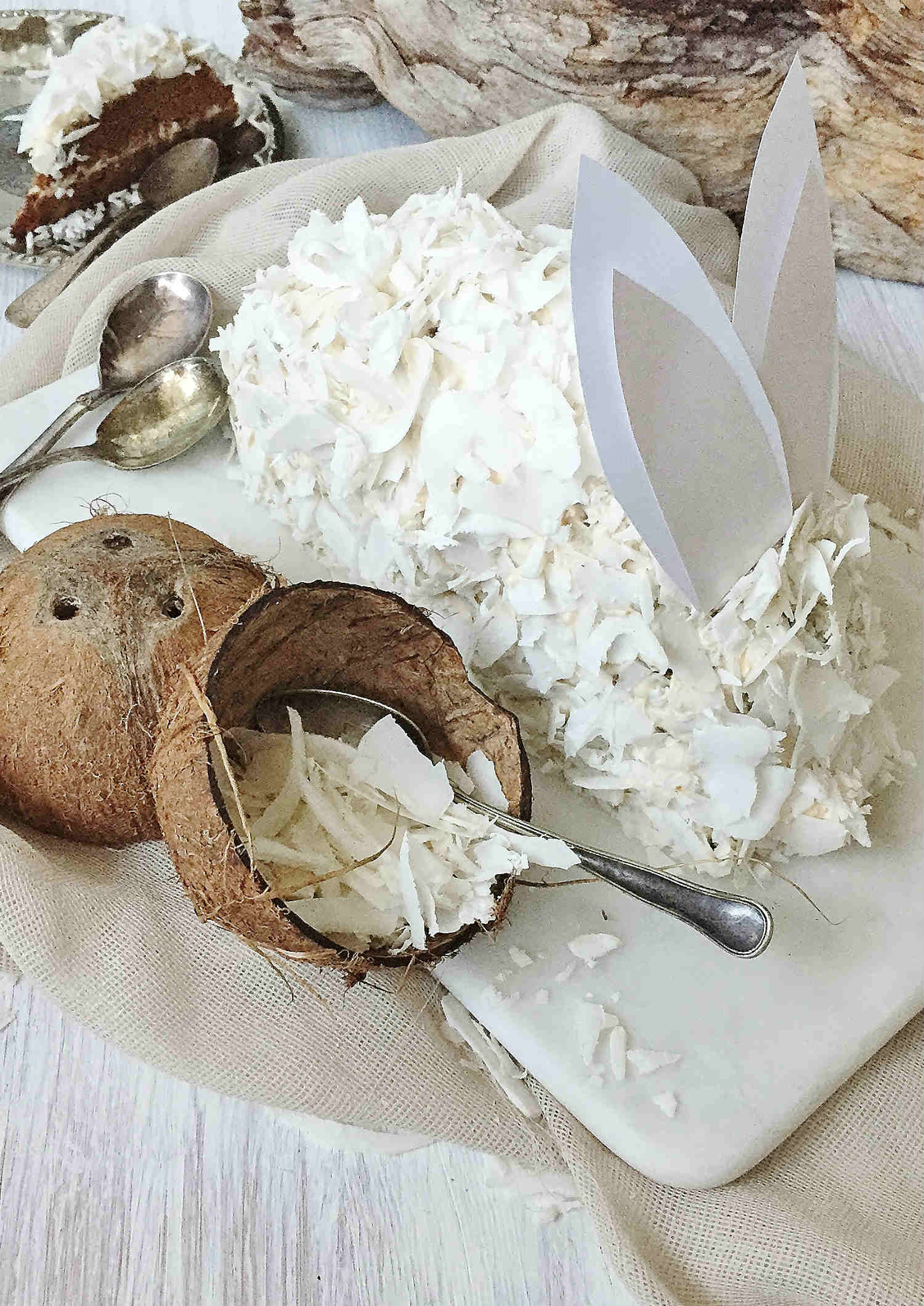 Coco-Carrot “Bunny” Cake