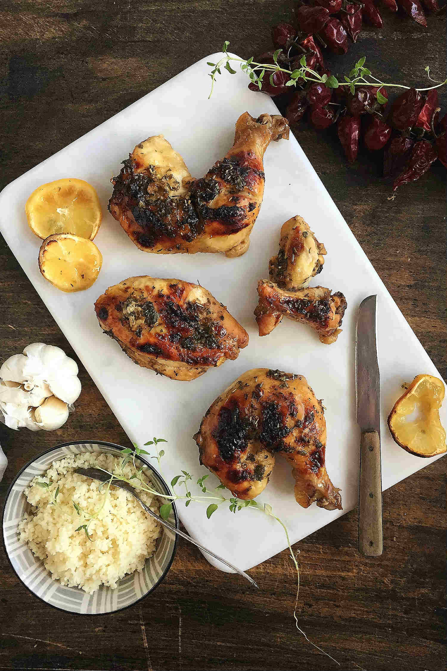 Honey-Lemon Glazed Grilled Chicken