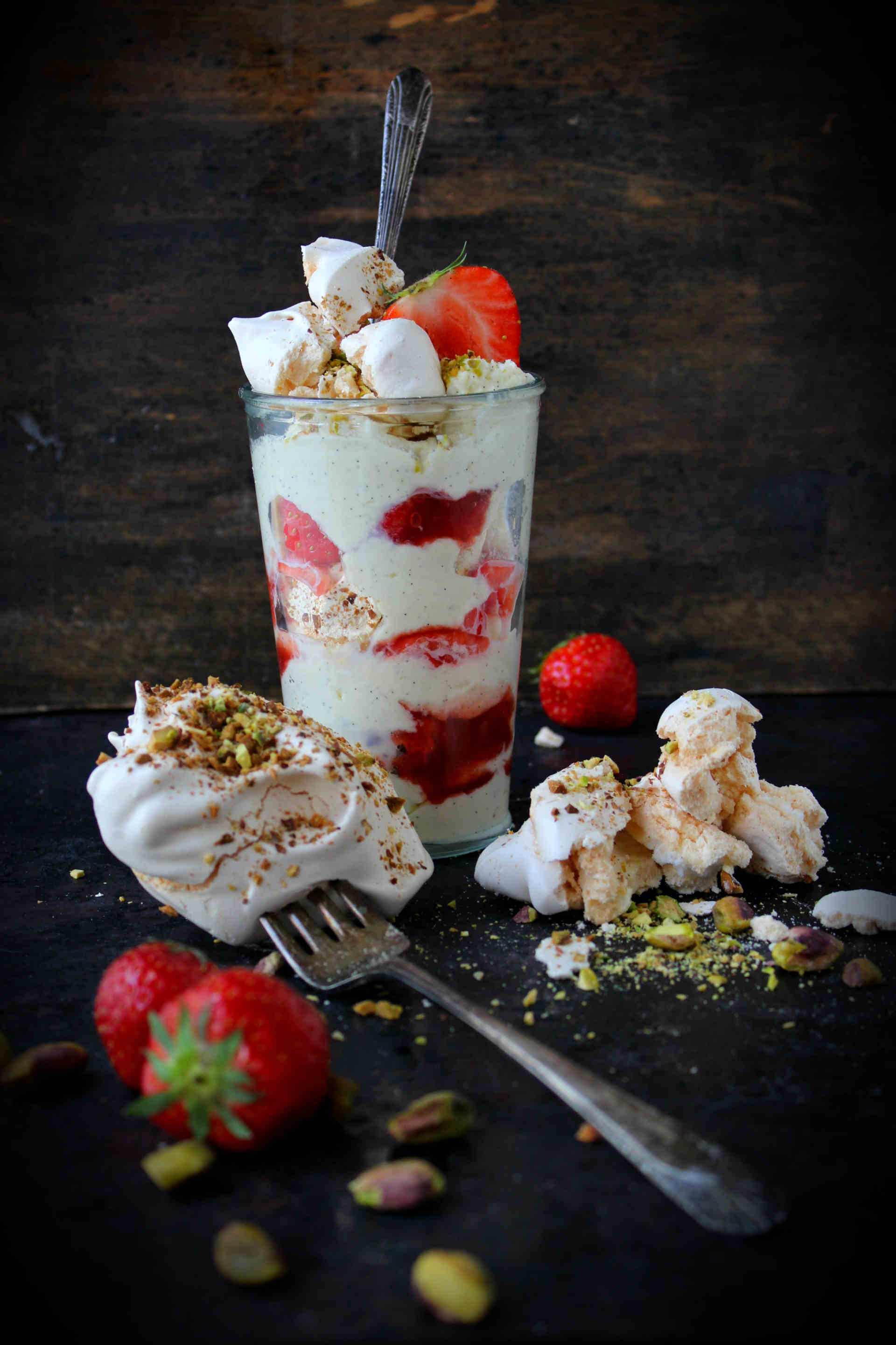 Eton Mess with Strawberries n’ Jam